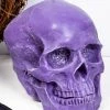 Luna Moth Anatomical Skull Candle | Amethyst 2 Luna Moth Anatomical Skull Candle | Amethyst