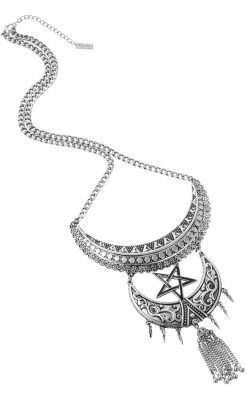 Killstar Jewellery Ancestral Night Necklace | Silver