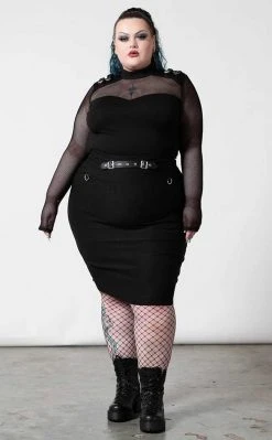 Killstar Arch Enemies Fishnet Top