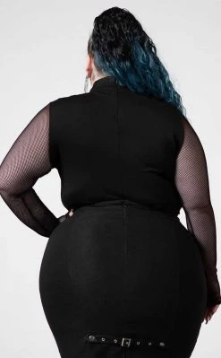 Killstar Arch Enemies Fishnet Top