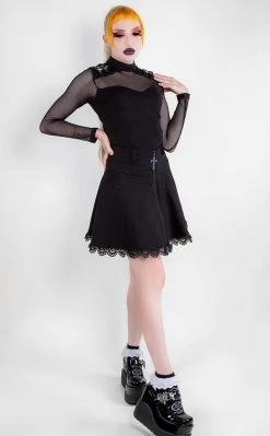 Killstar Arch Enemies Fishnet Top