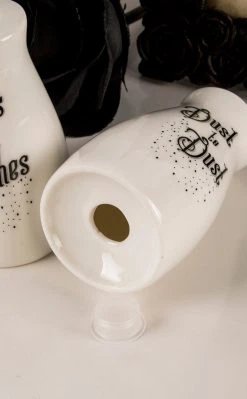 Alchemy Gothic Ashes To Ashes Salt & Pepper Set 11 Alchemy Gothic Ashes To Ashes Salt & Pepper Set