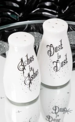 Alchemy Gothic Ashes To Ashes Salt & Pepper Set