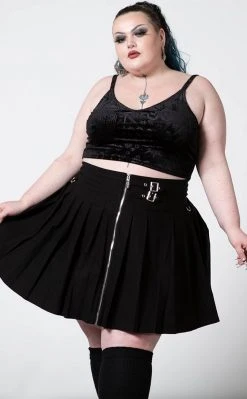 Killstar Clothing Ataraxia Velvet Top