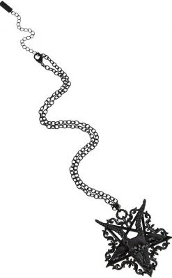 Killstar Ave Satana Necklace | Black 7 Killstar Ave Satana Necklace | Black