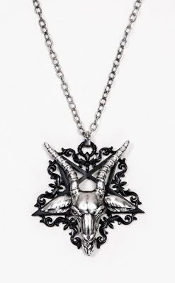 Killstar Ave Satana Necklace | Silver