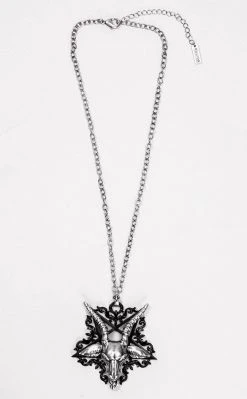 Killstar Ave Satana Necklace | Silver