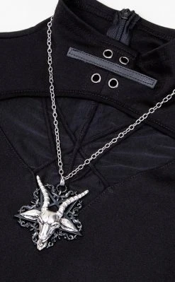 Killstar Ave Satana Necklace | Silver