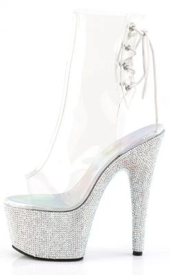 Pleaser BEJEWELED-1018DM-7 Rhinestone Ankle Boots