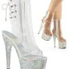 Pleaser BEJEWELED-1018DM-7 Rhinestone Ankle Boots