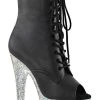 Pleaser BEJEWELED-1021-7 Black Matte/Silver Rhinestone Boots Pole Shoes 1 Pleaser BEJEWELED-1021-7 Black Matte/Silver Rhinestone Boots Pole Shoes