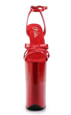 Pleaser Pole Shoes BEYOND-012 Red/Red Heels