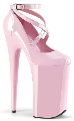 Pleaser Pole Shoes BEYOND-087 Baby Pink Tall Heels