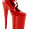 Pleaser BEYOND-087 Red/Red Heels Pole Shoes