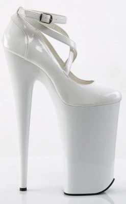 Pleaser BEYOND-087 White Heels Pole Shoes