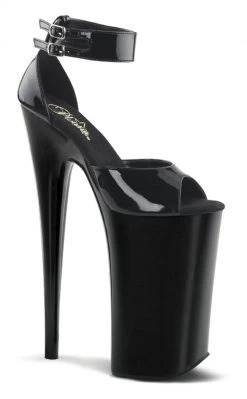 Pleaser BEYOND-089 Black Heels Pole Shoes