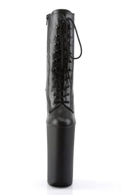 Pleaser BEYOND-1020 Black / Black Matte Ankle Boots Pole Shoes