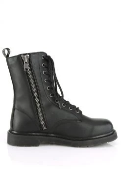 Demonia BOLT-200 Black Lace Up Boots
