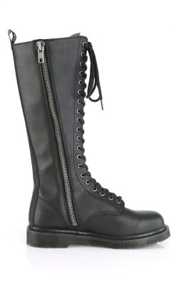 Demonia BOLT-400 Black Knee High Boots