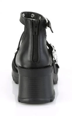 Demonia BRATTY-30 Black Matte Mary Janes