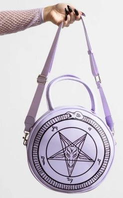 Killstar Accessories Baby Baphomet Handbag | Pastel Lilac