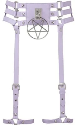 Killstar Baby Hex Suspender Belt | Lilac 8 Killstar Baby Hex Suspender Belt | Lilac