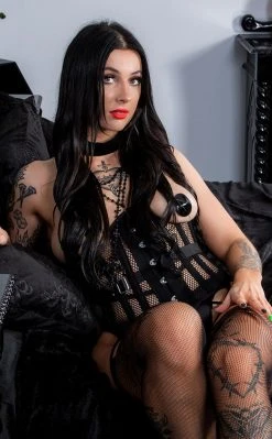 Tragic Beautiful Bad Faith Net Corset Clothing