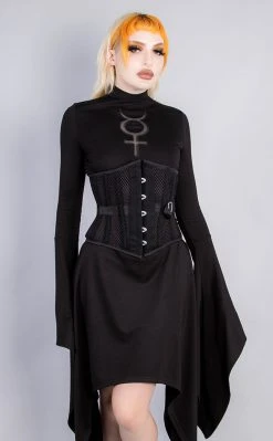 Tragic Beautiful Bad Faith Net Corset Clothing