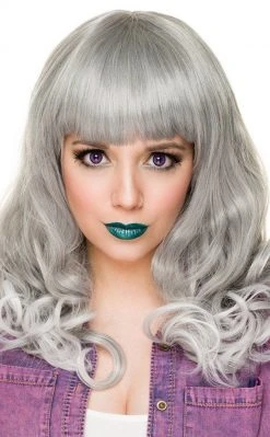 Rockstar Wigs Bang Bang Grey Silver Fade Wig
