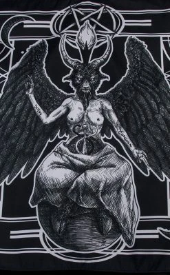 Altar Cloths Baphomet Altar Cloth / Wall Hanging Home & Gifts