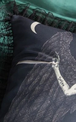 Tragic Beautiful Baphomet Frilly Cushion Slip Home & Gifts