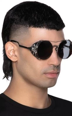 Killstar Swimwear Baphomet Sunglasses | Silver