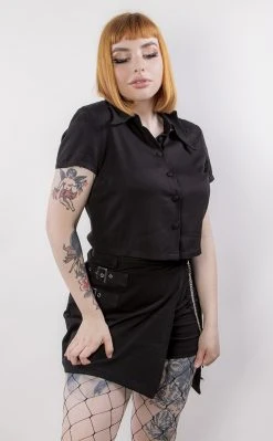 Black Friday Clothing Bat Wing Collar Blouse