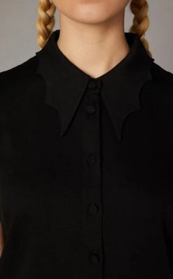 Black Friday Clothing Bat Wing Collar Blouse