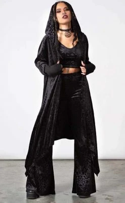 Killstar Be Gone Velvet Cardigan