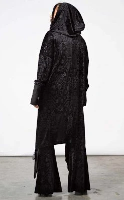 Killstar Be Gone Velvet Cardigan