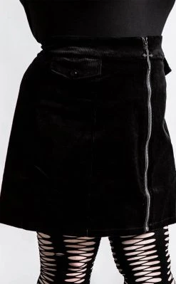 Killstar Clothing Be Major Corduroy Skirt