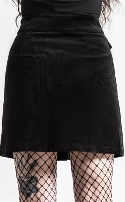 Killstar Clothing Be Major Corduroy Skirt