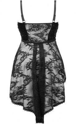 Killstar Be Veiled Lace Basque