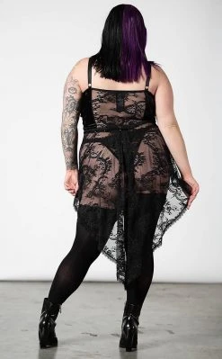 Killstar Be Veiled Lace Basque