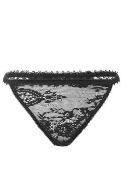 Killstar Be Veiled Lace Panty