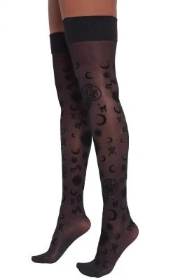 Killstar Believe In Magic Stockings Clothing