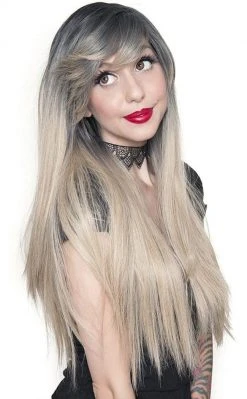 Rockstar Wigs Beauty Bella Dark Root Long Blonde Mix Wig