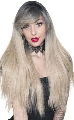Rockstar Wigs Beauty Bella Dark Root Long Blonde Mix Wig