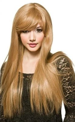 Rockstar Wigs Beauty Bella Long Honey Milk Tea Mix Wig