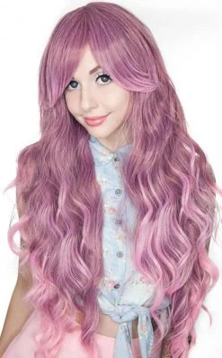 Rockstar Wigs Belle Long Rose Ombre Wavy Wig