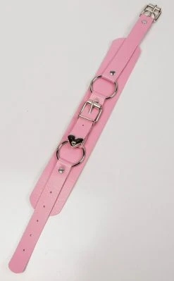 Cold Black Heart Belt It Out Choker | Pink Chokers