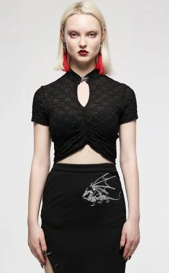 Punk Rave Bernadette Keyhole Top