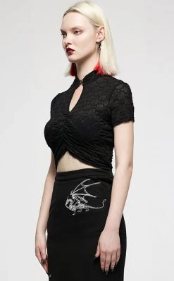 Punk Rave Bernadette Keyhole Top