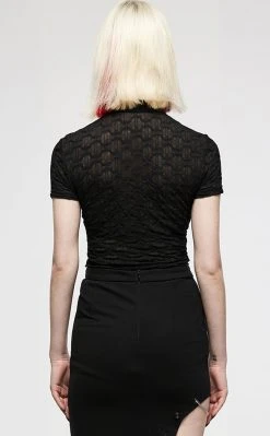 Punk Rave Bernadette Keyhole Top